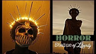 HORROR STATUE OF LIBERTY Fasching/Halloween 3D Makeup Tutorial