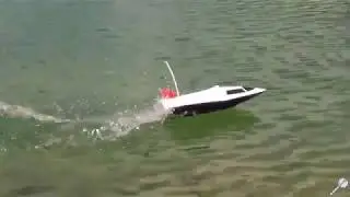 MOTORÓWKA SWORDFISH 40cm DWA SILNIKI ŁÓDŹ RC swordfish speedboat