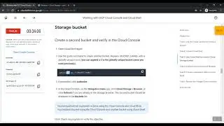 Working with GCP Cloud Console and Cloud Shell(Lab)