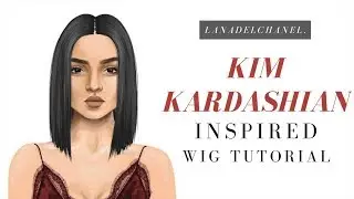 KIM KARDASHIAN Inspired Stardoll Wig Tutorial by LanaDelChanel