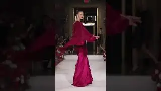 Christian Siriano | New York Fashion Week FW23 | Top Runway Moments #shorts