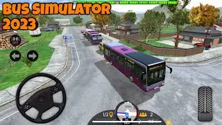 Bus Simulator 2023 Rainy weather in Japan | ios gameplay