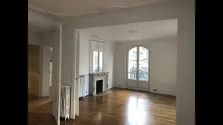 Ponçage et vitrification parquet - appartement Haussmannien 75016