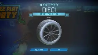 How To Claim FREE Black Dieci Wheels In Rocket League