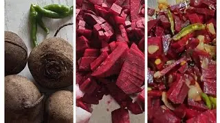 బీట్ రూట్ వేపుడు రుచిగా  ఇలాచేయండి 👌 Beetroot Fry In Telugu | Healthy & tasty Beetroot Curry/Vepudu
