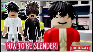 HOW TO BECOME A SLENDER IN BROOKHAVEN ROBLOX