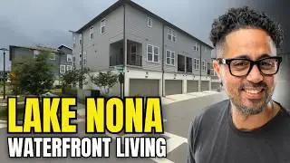 Luxurious 3-Story Townhome Tour at Laureate Park, Lake Nona (Water Views!)