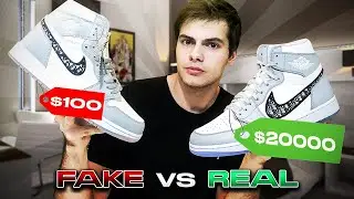 REAL vs FAKE Jordan 1 DIOR