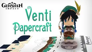 Genshin Impact: Venti Paperized
