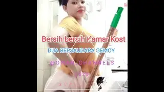 Duo gemoy lagi bersihin kamar 🍑🔥
