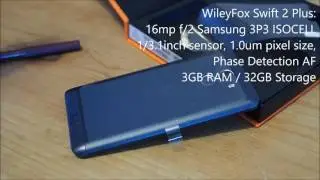 WileyFox Swift 2 and Swift 2 Plus Unboxing, Startup Time, Speaker Volume