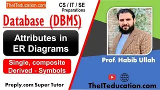 Types of Attributes - Single valued Attribute, Multivalued & Composite Attribute, Derived - Symbols