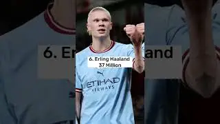 Top 10 Highest-Paid Football Players In The World 🌎 #shorts #football