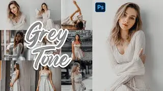 Grey Tone Preset | Color Grading Tutorial | Free Preset | Photoshop & Lightroom Preset 