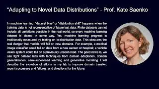 Shifts Challenge | Presentation and Plenary talk | Andrey Malinin
