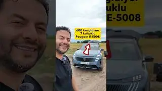 7 koltuklu Elektrikli Peugeot e-5008 😍🔋