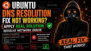 Ubuntu DNS Resolution Fix Not Working Apply Real Solution Resolve Network Errors Properly