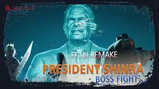 Final Fantasy VII Remake : Cloud Tifa Barret versus President Shinra - Big Bomber