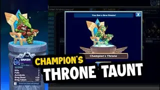 BCX Throne Taunt Unlock *brawlhalla asmr*