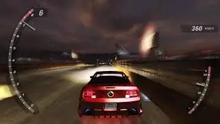 NFS Underground 2: South Runway Rev. in 18.50 with Ford Mustang GT 499 kW\773 Nm