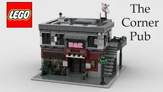 LEGO MOC - The Corner Pub - Digital Speed Build