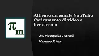 Caricamento su YouTube e Live Streaming