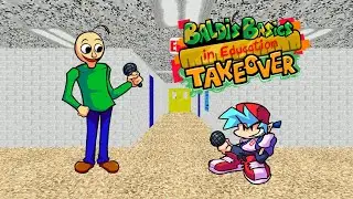 Friday Night Funkin': Baldi Basic's in Education Takeover (April fools Edition) (Gameplay showcase)