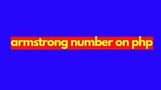 How To Check Armstrong Number or Not😀😀😀 | What is ArmStrong Number | practical program