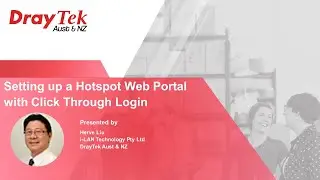 Setting up a Hotspot Web Portal with Click Through Login