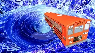 #beamngdrive - School Bus Crashes & Jumps 155