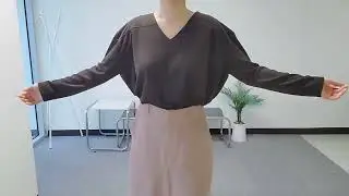 V collar Loose Fit blouse MT2306636