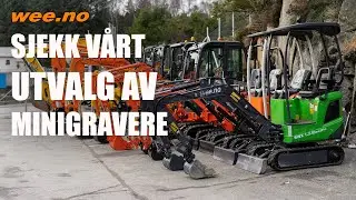 Vårt utvalg av gravemaskiner