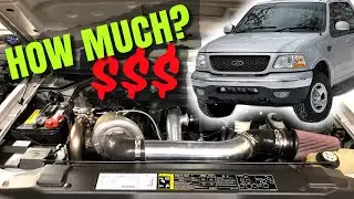 What it COST to TURBO my 2003 Ford F150!! **Full Parts Breakdown** + $100 Giveaway Winner Announced!