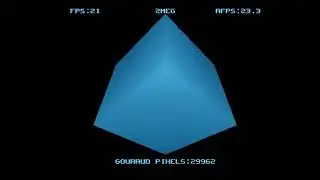 3D Gouraud Shaded Cube Demo   (PLLBC2p DEMO) #Amiga #AGA