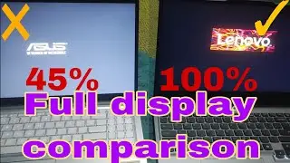 100% srgb laptop display comparison test