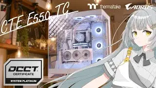 [Thermaltake x GIGABYTE] Amazing 3-sided glass and liquid crystal cooling | Stylish white gaming ...