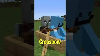 Friendly Pillagers In Minecraft???  #minecraftshorts