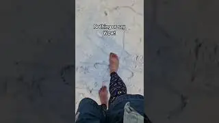 What should you do if someone is going barefoot | snow 