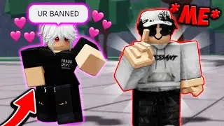 TOXIC EGIRL Tries To BAN ME? 💀 | The Strongest Battlegrounds