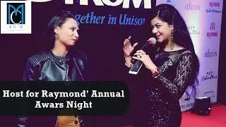 Anchor Anie Noorish Shaikh | Raymond - Awards Night | Corporate Gig (Picture Collage)