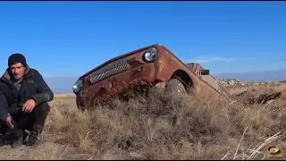 I dug up a car from the 80s!
