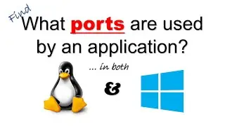 Linux - What ports are used by an application