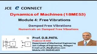 DOM : Numerical's on Damped Free Vibrations