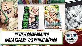 Dr. STONE Review Comparativo - PANINI México v/s IVREA España [SMC]