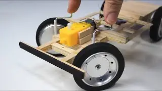 NEW METHOD REVEALED! HOW TO MAKE A CAR CONTROLLED BY REMOTE CONTROL RC! WITHOUT STIRLING ENGINE!