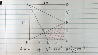 Area of shaded polygon