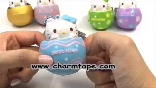 Hello Kitty Egg Squishy - Light Blue Dots by Sanrio
