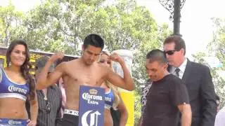 ronny rios and joseph diaz jr weight in for the fights