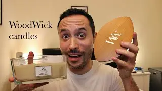 WOODWICK CANDLE - makes a crackling fire sound!