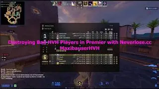 Destroying Bad HVH Players in Premier with Neverlose.cc - Maxibauser HVH
